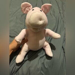 Vintage 1985 Applause Stuffed Plush Pink Pig​​​​​​